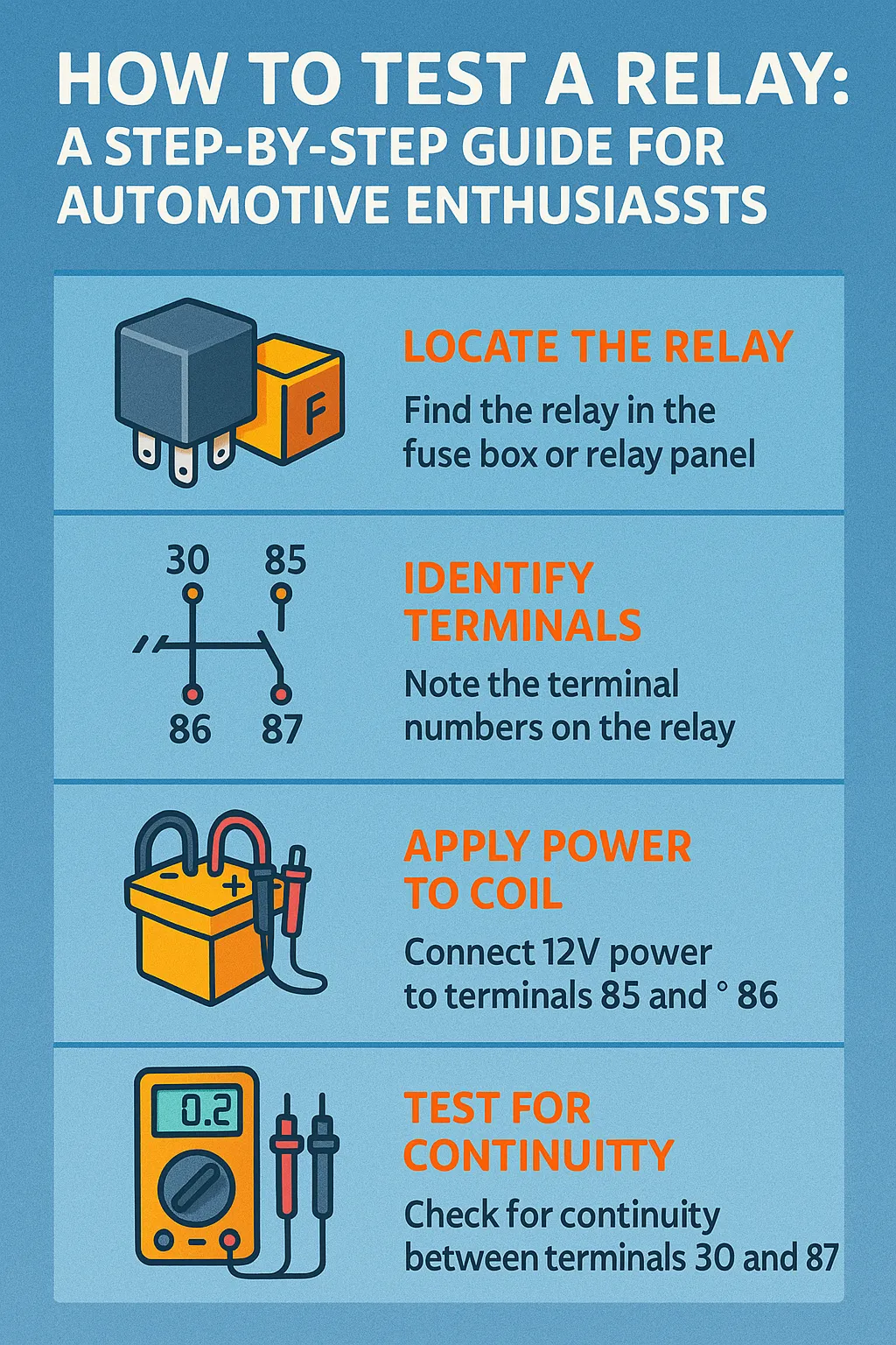 How To Test a Relay: A Step-by-Step Guide for Automotive Enthusiasts